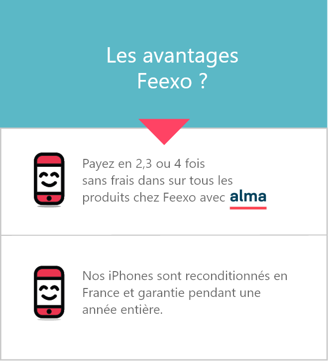 Avantages d'acheter un iPhone chez Feexo